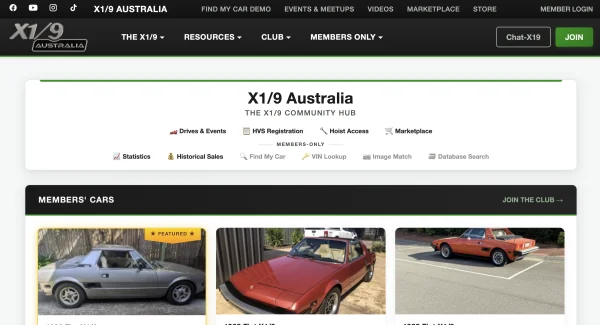 X1/9 Australia