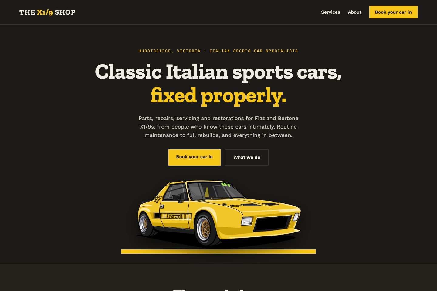 Screenshot of thex19shop.com.au